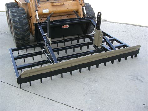 landscape rake for skid steer